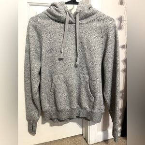 Fuzzy Grey Hoodie From Old Navy